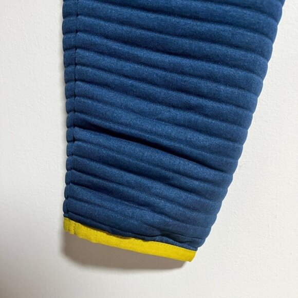 NWT L.L. Bean AirLight Knit Pullover Snap Fleece - Men’s L - Blue Colorblock - Picture 8 of 11